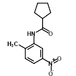 CAS 登录号：543722-25-4， N-(2-甲基-5-硝基苯基)环戊烷甲酰胺
