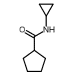 CAS#: 544414-79-1, N-Cyclopropylcyclopentanecarboxamide