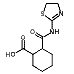CAS#: 544427-81-8, 2-(4,5-Dihydro-1,3-Thiazol-2-Ylcarbamoyl)Cyclohexanecarboxylic Acid