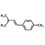 CAS 登录号：544430-86-6， (E)-N,N-二甲基-2-(4-甲基苯基)乙烯胺