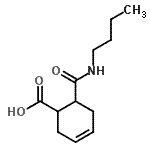 CAS#: 544451-69-6, 6-(Butylcarbamoyl)-3-Cyclohexene-1-Carboxylic Acid