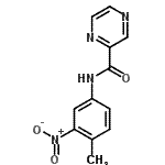 CAS 登录号：544655-40-5， N-(4-甲基-3-硝基苯基)-2-吡嗪甲酰胺