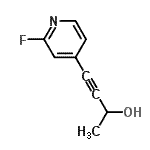 CAS#: 544676-01-9, 4-(2-Fluoro-4-Pyridyl)But-3-Yn-2-Ol