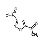 CAS 登录号：54468-91-6， 1-(3-硝基-1,2-恶唑-5-基)乙酮