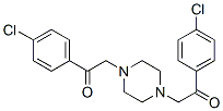 CAS 登录号:5447-51-8, 2,2'-(1,4-哌嗪二基)二[1-(4-氯苯基)-乙酮
