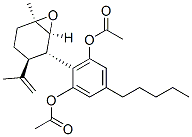 CAS#: 54490-19-6, (1R-(1alpha,2alpha,3beta,6alpha))-2-(6-Methyl-3-(1-Methylethenyl)-7-Oxabicyclo(4.1.0)Hept-2-Yl)-5-Pentyl-1,3-Benzenediol Diacetate