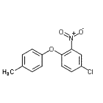 CAS 登录号：54495-31-7， 4-氯-1-(4-甲基苯氧基)-2-硝基苯