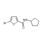 CAS#: 545366-68-5, 5-Bromo-N-Cyclopentyl-2-Furamide