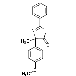 CAS#: 545377-43-3, 4-(4-Methoxyphenyl)-4-Methyl-2-Phenyl-1,3-Oxazol-5(4H)-One