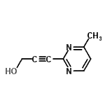 CAS 登录号：545421-86-1， 3-(4-甲基-2-嘧啶基)-2-丙炔-1-醇