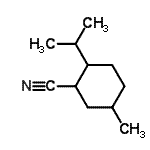 CAS 登录号：54556-12-6， 2-异丙基-5-甲基环己烷甲腈