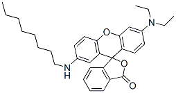 CAS#: 54574-01-5, 6'-(Diethylamino)-2'-(Octylamino)Spiro[Isobenzofuran-1(3H),9'-[9H]Xanthene]-3-One