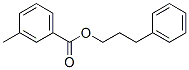CAS 登录号：5462-05-5， 3-苯基丙基 3-甲基苯甲酸酯