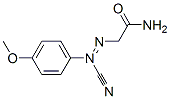 CAS 登录号：5466-18-2， 2-氰基-2-(4-甲氧基苯基)偶氮-乙酰胺