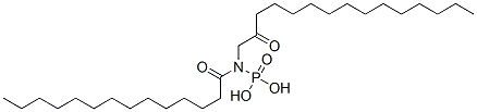 CAS 登录号:54672-40-1, 二肉豆蔻酸 1-(((羟基甲氧基亚膦酰)氧基)甲基)-1,2-乙二基酯