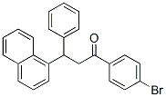 CAS 登录号：5472-05-9， 1-(4-溴苯基)-3-(1-萘基)-3-苯基-1-丙酮