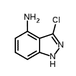 CAS 登录号：54768-48-8， 3-氯-1H-吲唑-4-胺