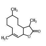 CAS#: 54833-40-8, (10Z)-3,6,10-Trimethyl-3A,4,5,6,7,8,9,11A-Octahydrocyclodeca[b]Furan-2(3H)-One