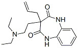 CAS 登录号：54871-42-0， 3-烯丙基-3-[2-(二乙基氨基)乙基]-1H-1,5-苯并二氮杂卓-2,4(3H,5H)-二酮