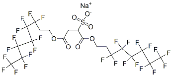 CAS 登录号:54950-05-9, 1,4-二(3,3,4,4,5,5,6,6,7,7,8,8,8-十三氟辛基)磺酸基琥珀酸酯钠盐