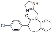 CAS 登录号：54951-32-5， 2,3,4,5-四氢-3-(4-氯苯基)-1-[(2-咪唑啉-2-基)甲基]-1H-1-苯并氮杂卓-2-酮