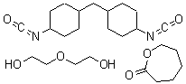 CAS 登录号：54954-83-5， 2-氧杂环庚烷酮与 2,2-氧基二(乙醇)和 1,1-亚甲基二(4-异氰酸环己烷)的聚合物