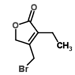 CAS 登录号：549546-06-7， 4-(溴甲基)-3-乙基-2(5H)-呋喃酮