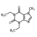 CAS#: 54965-57-0, 1,3-Diethyl-7-Methyl-3,7-Dihydro-1H-Purine-2,6-Dione
