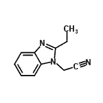 CAS#: 54980-88-0, (2-Ethyl-1H-Benzimidazol-1-Yl)Acetonitrile