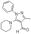 CAS#: 5499-70-7, 3-Methyl-1-Phenyl-5-Piperidin-1-Yl-1H-Pyrazole-4-Carbaldehyde