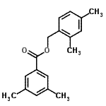 CAS#: 55000-46-9, 2,4-Dimethylbenzyl 3,5-Dimethylbenzoate
