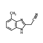 CAS#: 55025-38-2, (4-Methyl-1H-Benzimidazol-2-Yl)Acetonitrile