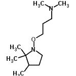 CAS 登录号：55030-54-1， N,N-二甲基-3-[(2,2,3-三甲基-1-吡咯烷基)氧基]-1-丙胺