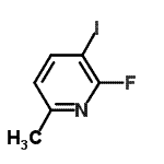 CAS#: 550347-54-1, 2-Fluoro-3-Iodo-6-Methylpyridine