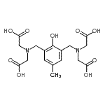 CAS#: 55036-44-7, 2,2',2'',2'''-[(2-Hydroxy-5-Methyl-1,3-Phenylene)Bis(Methylenenitrilo)]Tetraacetic Acid