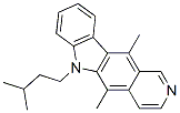 CAS#: 55042-53-0, 5,11-Dimethyl-6-(3-Methylbutyl)-6H-Pyrido(4,3-b)Carbazole