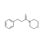 CAS 登录号：5509-96-6， 1-(4-吗啉基)-3-苯基-1-丙烷硫酮