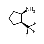 CAS 登录号：551936-59-5， (1R,2S)-2-(三氟甲基)环戊烷胺