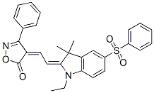 CAS#: 55203-76-4, 4-[[1-Ethyl-1,3-Dihydro-3,3-Dimethyl-5-(Phenylsulphonyl)-2H-Indol-2-Ylidene]Ethylidene]-3-Phenyl-4H-Isoxazol-5-One