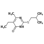 CAS 登录号：552309-81-6， 5-乙基-2-(异丁基硫基)-6-甲基-4(1H)-嘧啶酮