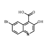 CAS#: 552330-93-5, 6-Bromo-3-Hydroxy-4-Quinolinecarboxylic Acid