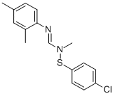 CAS#: 55311-62-1, N1-(4-Chlorophenylthio)-N1-Methyl-N2-(2,4-Xylyl)Formamidine