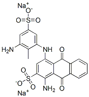 CAS#: 55329-37-8, Disodium 1-Amino-4-[(3-Amino-2-Methyl-5-Sulphonatophenyl)Amino]-9,10-Dihydro-9,10-Dioxoanthracene-2-Sulphonate