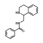 CAS 登录号：55375-94-5， N-(1,2,3,4-四氢-1-异喹啉基甲基)苯甲酰胺