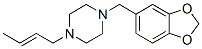 CAS#: 55436-37-8, 1-(2-Butenyl)-4-[(1,3-Benzodioxol-5-Yl)Methyl]Piperazine
