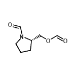 CAS 登录号：55456-47-8， [(2S)-1-甲酰基-2-吡咯烷基]甲基甲酸酯