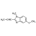 CAS#: 55476-12-5, 5-Methoxy-1-Methyl-2-(1-Propyn-1-Yl)-1H-Benzimidazole