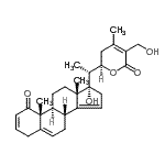 CAS#: 55483-04-0, (22R)-17,27-Dihydroxy-22,26-Epoxyergosta-2,5,14,24-Tetraene-1,26-Dione