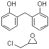 CAS 登录号:55492-52-9, 2,2-亚甲基二苯酚与(氯甲基)环氧乙烷的聚合物