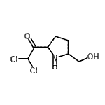 CAS 登录号：55505-35-6， 2,2-二氯-1-[5-(羟基甲基)-2-吡咯烷基]乙酮